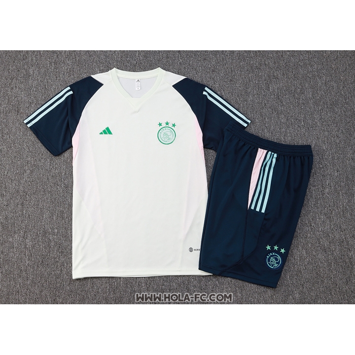 Chandal del Ajax 2023-2024 Manga Corta Verde - Pantalon Corto